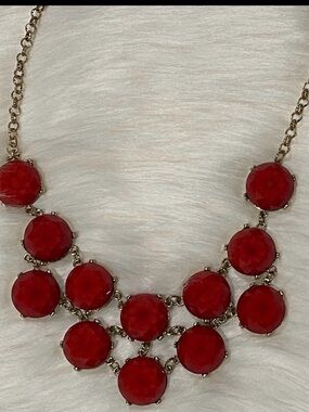 Red Statement Necklace